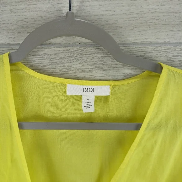 1901 Wrap Tie Waist Short Sleeve Top - Picture 3 of 8